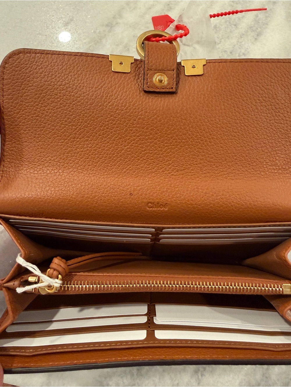 Chloé Marci Long Wallet with Gold Hardware - Picture 3 of 3